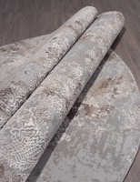 Ковер Armina 03851 grey/brown круг