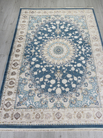 Ковер Zarina A050B DARK BLUE/CREAM