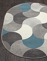 Ковер Merinos Sofit 2257 light grey овал