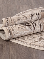 Ковер Armina 04033 dark brown овал