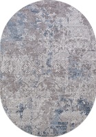 Ковер Armina 03851 blue/blue овал