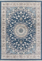 Ковер Zarina A050B DARK BLUE/CREAM
