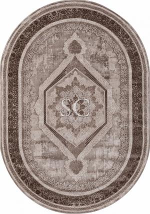 Ковер Armina 04037 brown/brown овал