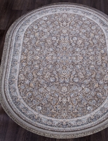 Ковер Иранский Farsi 1200 G256 grey овал